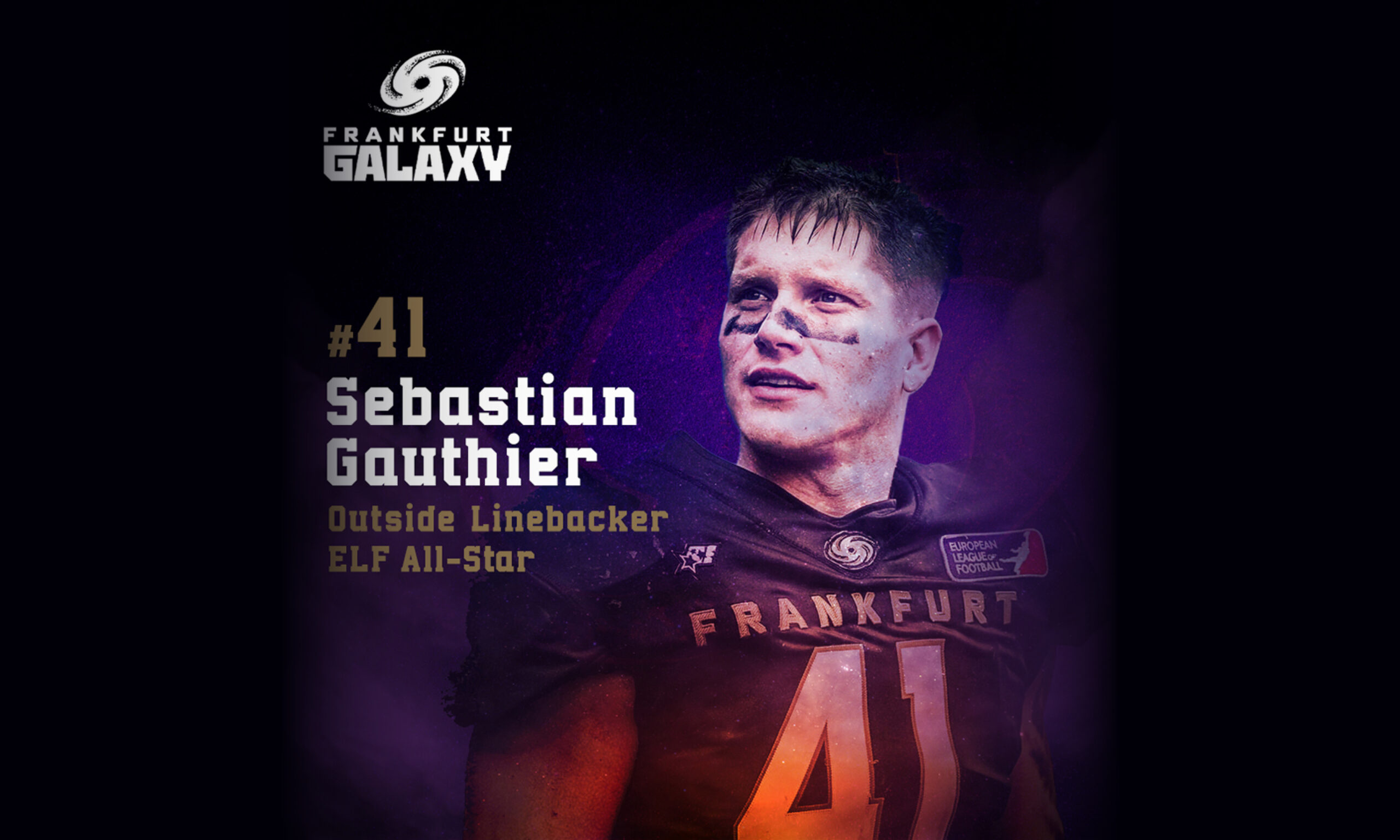 AFI's All-Europe Team: Linebacker - Sebastian Gauthier, Frankfurt Galaxy